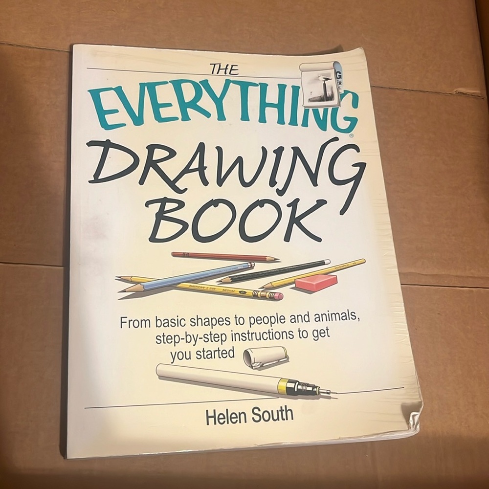 The everything drawing book by Helen South. Slightly used.